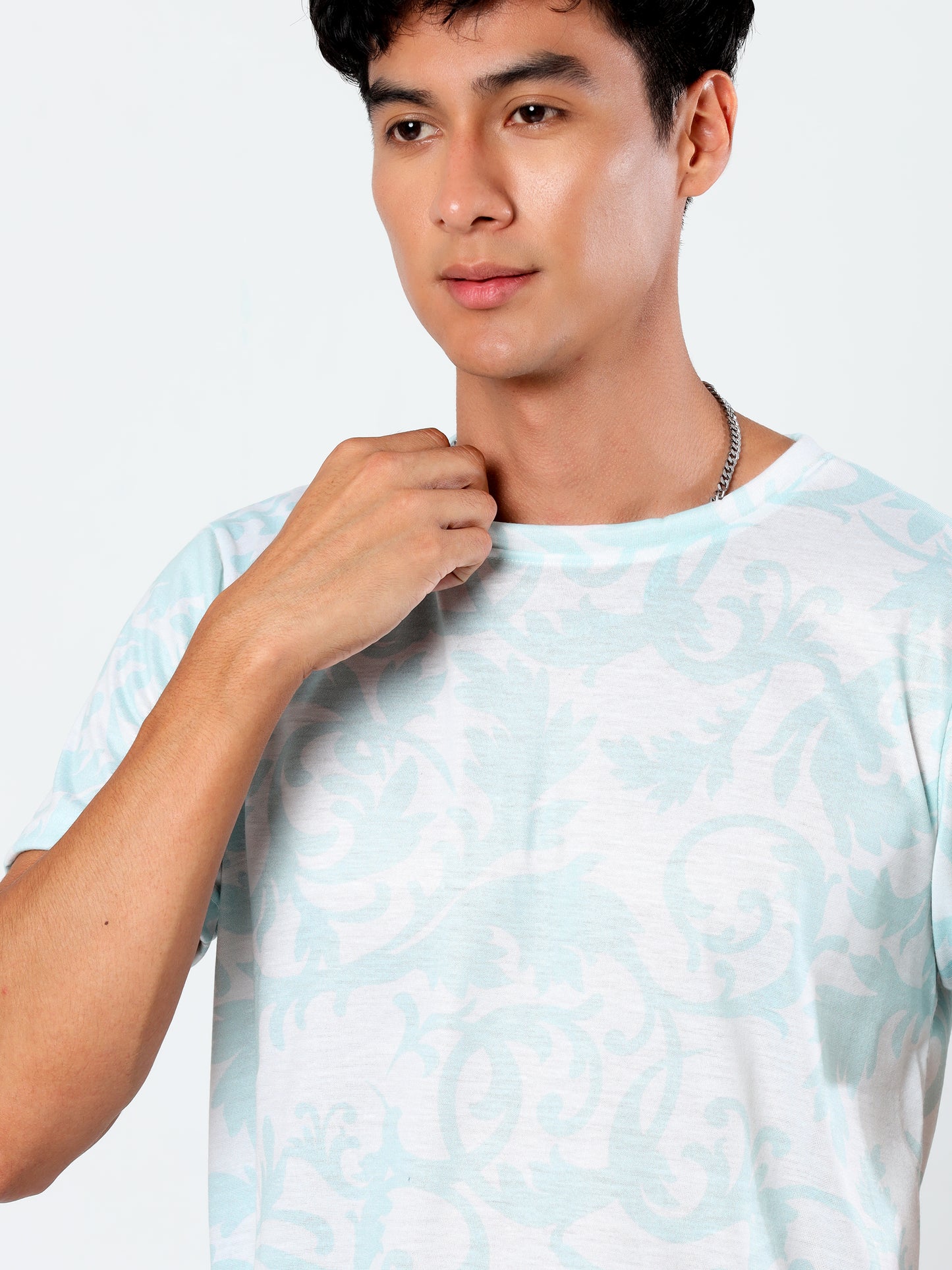 Leafy Oasis Printed T-Shirt