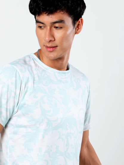 Leafy Oasis Printed T-Shirt