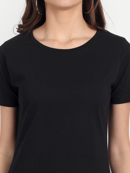 T Shirt Dress - Amusing Black